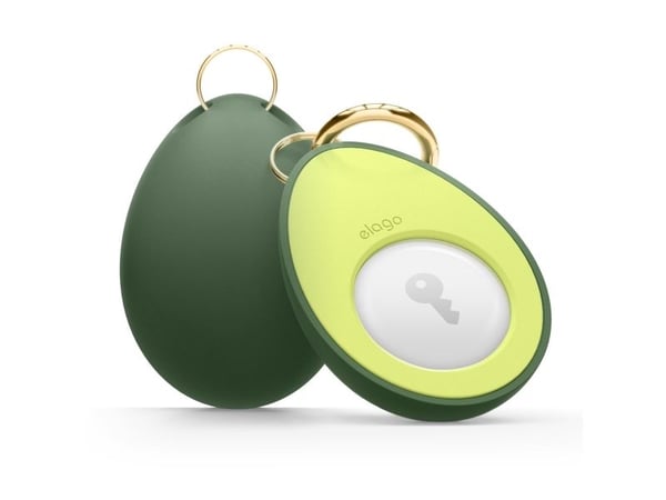 elago EAT-AVOCADO, Etui, Grønn, Lysegrønn, Apple, Silikon, AirTag, 1 stykker