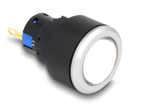 Delock - Indikator modul - 16 mm, plastic, solder connection - vit