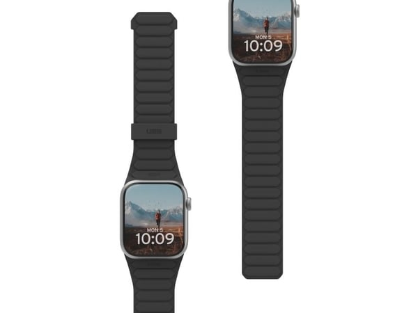 Urban Armor Gear 194161118240, Klokkereim, Apple, Watch Series 1-3 42mm, Series 4-6 & SE 44mm, Series 7-9 45mm, Ultra 1-2 49mm., Silikon