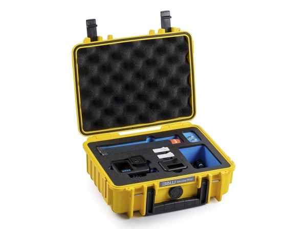 B&W Cases PP.41.GoPro13, Hård veske, Gult, Polypropylen (PP), Skum, Monokromatisk, 4100 l