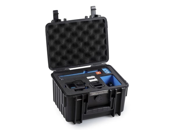 B&W Cases PP.66.GoPro13, Hård veske, Sort, Polypropylen (PP), Skum, Monokromatisk, 6,6 l