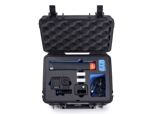 B&W Cases PP.66.GoPro13, Hård veske, Sort, Polypropylen (PP), Skum, Monokromatisk, 6,6 l