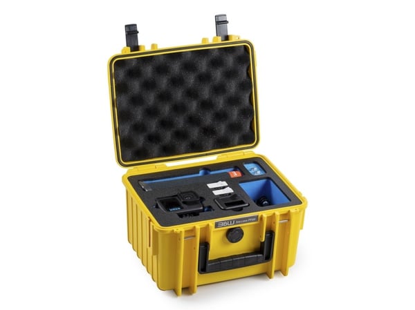 B&W Cases PP.66.GoPro13, Hård veske, Gult, Polypropylen (PP), Skum, Monokromatisk, 6,6 l