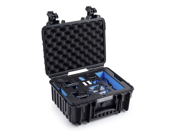 B&W Cases PP.117.GoPro13, Hård veske, Sort, Skum, Polypropylen (PP), Monokromatisk, 11,7 l, -30 - 80 °C