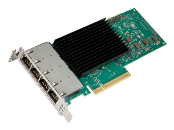 Intel Ethernet Network Adapter E610-XT4 - Nettverksadapter - PCIe 4.0 x8 - 10 Gigabit Ethernet x 4 - multipakke