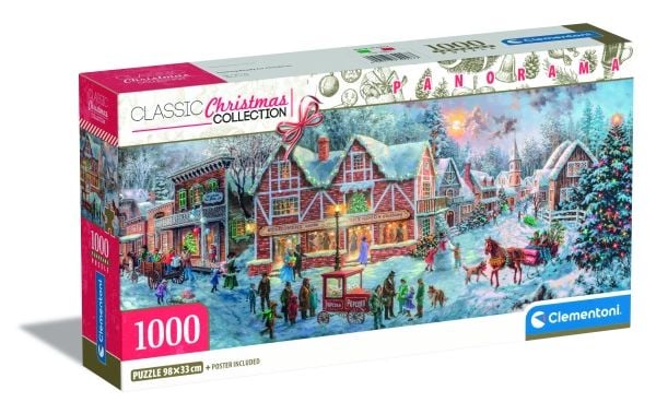 Clementoni 1000 pcs Getting Ready For Christmas CB Panorama, 14 År Clementoni 1000 pcs Getting Ready For Christmas CB Panorama, 14 År