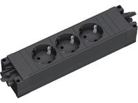 Bachmann 336.600, Musta, 3 AC-pistorasia(a), 230 V, 3680 W, 16 A