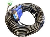 VivoLink Pro - Seriell kabel - DB-9 (hunn) til 3-pin Phoenix - 25 m - tommelskruer