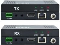 VivoLink Repeater / Amplifier - Set - video/lyd/infrarød/seriell-utvider - HDBaseT, RS-232, HDMI