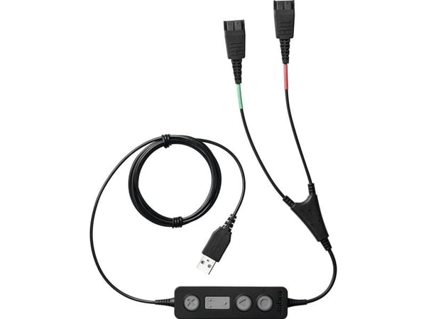 Jabra LINK 265 - Hodesettadapter - USB hann til Quick Disconnect