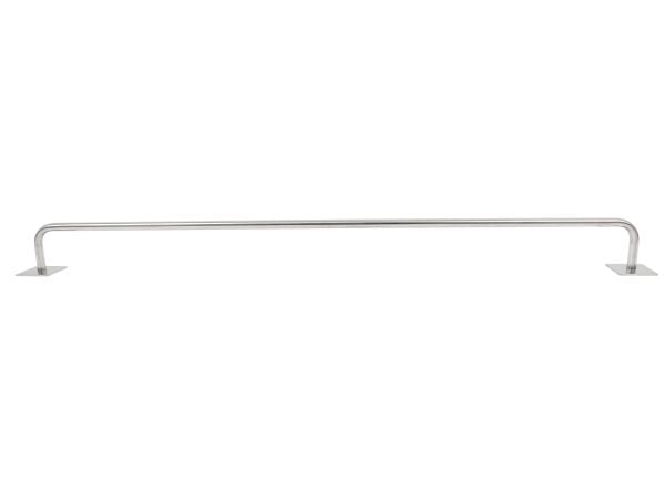 Selvklebende håndklestang 64,8 x 4,8 cm børstet krom
