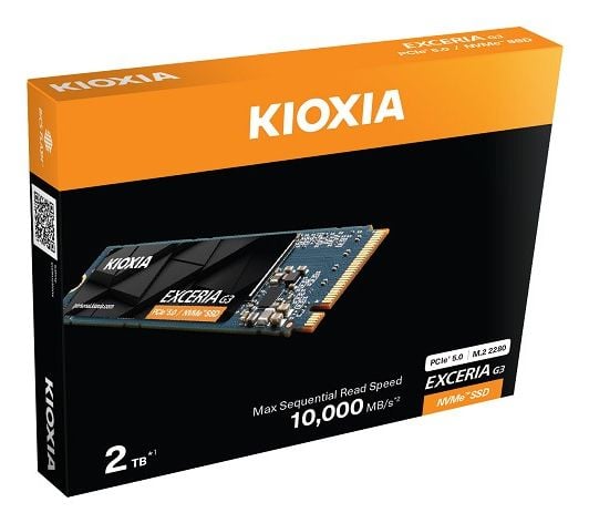 Kioxia Exceria G3, 2 GB, M.2, 10000 MB/s