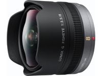 Panasonic Lumix H-F008E - Fisheye-objektiv - 8 mm - f/3.5 ED - Micro Four Thirds - för Lumix GX7; Lumix G AG-GH4UP, DC-GX880, DMC-G70, G7M, GX8, GX...