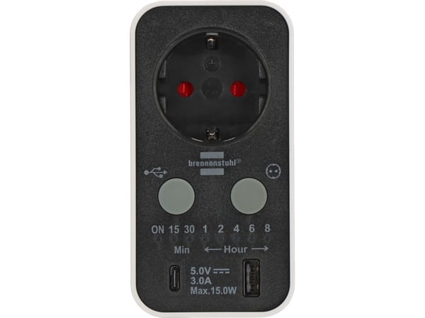 Brennenstuhl 1506180 digital socket timer 3000 W IP20 (1506180)