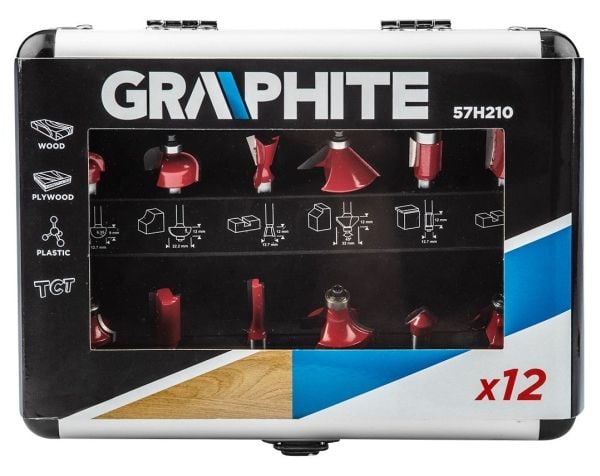 Grafiitti Grafiitti 8 mm Widia 12 kpl (57H210)