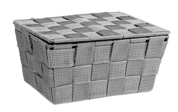 WENKO 22793100, Lager kurv, Grå, Rektangulær, Polyuretan (PU), Polyvinylklorid (PVC), Monokromatisk, Innendørs