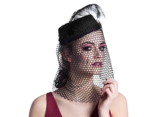 Boland 04129, Maskeradhatt, Vuxen, Honkoppling, Feather, Polyester, Svart, 570 mm Boland 04129, Maskeradhatt, Vuxen, Honkoppling, Feather, Polyester, Svart, 570 mm