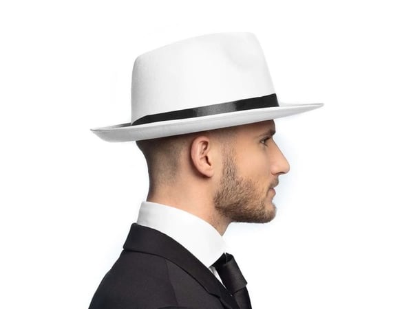 Boland 8712026043726, Hatt til kostyme, Voksen, Alle kjønn, Polyester, Hvit, 290 mm