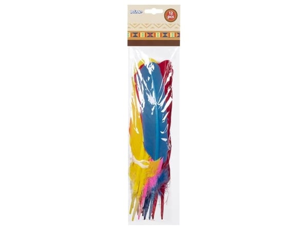 Boland 44135, Fjær til kostyme, Voksen og barn, Alle kjønn, Feather, Flerfarget, 33 g