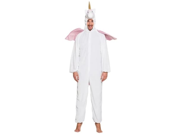 Boland 88061, Fancy kostyme, Voksen, Unisex, Dyr, Dyr, Rosa, Hvit