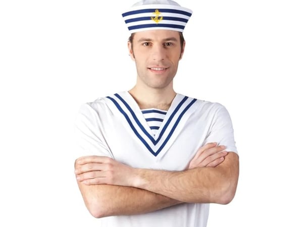 Boland 44354, Utkledningskrage, Voksen, Alle kjønn, Polyester, Isopor, Blå, Hvit, Gult, 60 g
