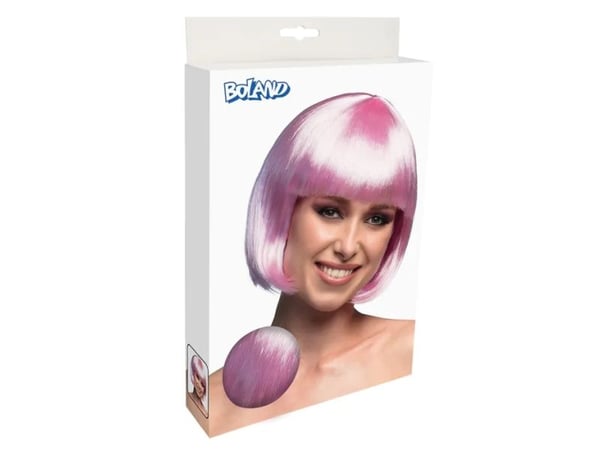 Boland 85888, Parykk til kostyme, Voksen, Hunkjønn, Polyester, Rosa, 212 g