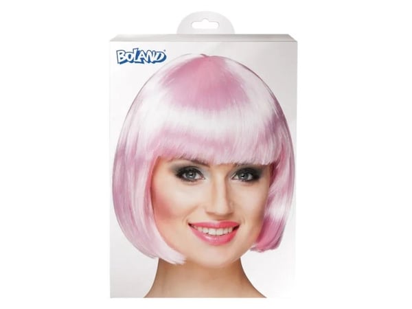 Boland 85888, Parykk til kostyme, Voksen, Hunkjønn, Polyester, Rosa, 212 g