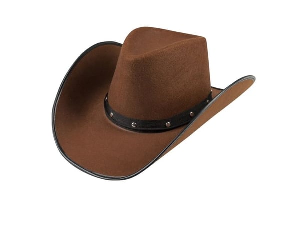 Boland 8712026043832, Hatt til kostyme, Voksen, Alle kjønn, Strykejern, Polyester, Polypropylen (PP), Brun, 300 mm