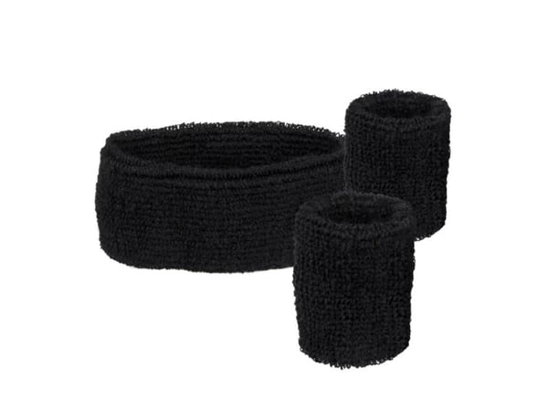 Boland 01890, Sweatband, Voksen, Alle kjønn, Polyester, Sort, 40 g