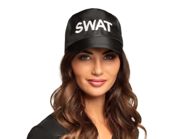 Boland 97045, Hatt til kostyme, Voksen, Alle kjønn, Polyester, Sort, Hvit, 83 g