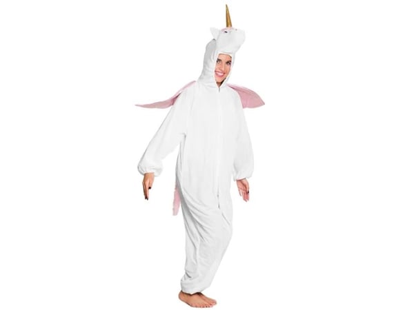 Boland 88169, Fancy kostyme, Voksen, Unisex, Dyr, Dyr, Rosa, Hvit