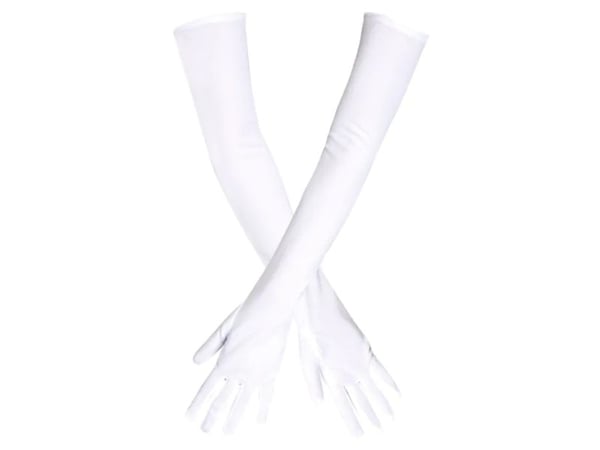 Boland 03101, Hansker til kostyme, Voksen, Alle kjønn, Polyester, Hvit, 75 g