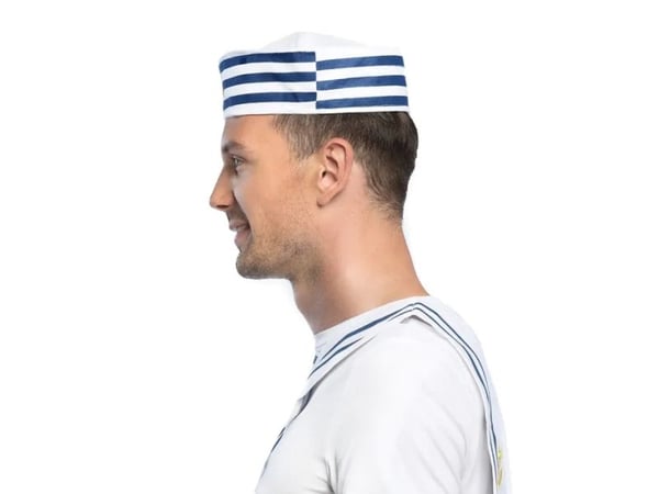 Boland 44355, Maskeradhatt, Vuxen, Alla, Polyester, Blå, Guld, Vit, 35 g
