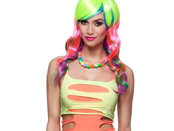 Boland 64468, Fancy kjole halskjede, Voksen, Hunkjønn, Akryl, Strykejern, Polyester, Flerfarget, 100 g