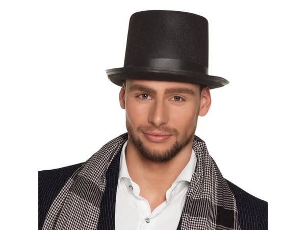 Boland 8712026040046, Hatt til kostyme, Voksen, Alle kjønn, Polyester, Sort, 240 mm