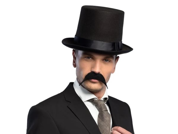 Boland 8712026040046, Hatt til kostyme, Voksen, Alle kjønn, Polyester, Sort, 240 mm