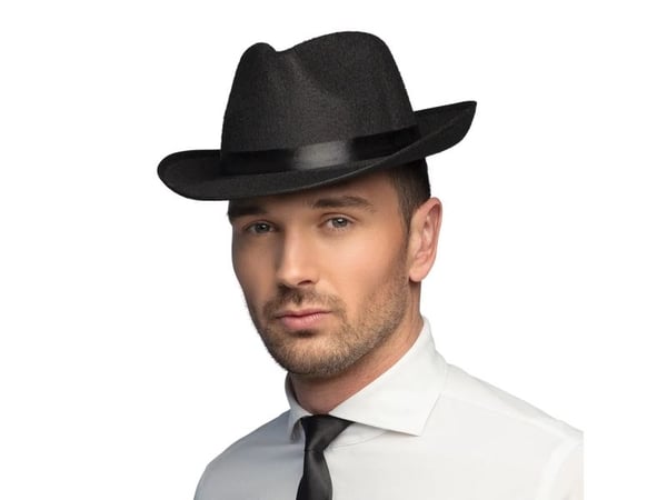 Boland 8712026040008, Hatt til kostyme, Voksen, Alle kjønn, Polyester, Polyurethan, Sort, 260 mm