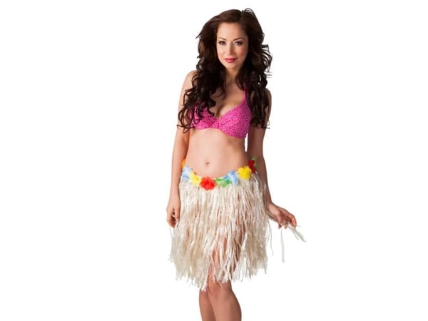 Boland 52400, Fancy skjørt, Voksen, Jente, Hawaii, Naturlig, Elastan, Polyester, Polyethylen