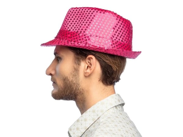 Boland 8712026012753, Hatt til kostyme, Voksen, Alle kjønn, Polyester, Polyvinylklorid (PVC), Fuchisa, 250 mm