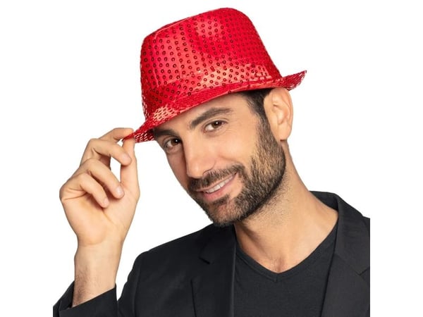 Boland 8712026012777, Hatt til kostyme, Voksen, Alle kjønn, Polyester, Polyetylentereftalat (PET), Rød, 220 mm