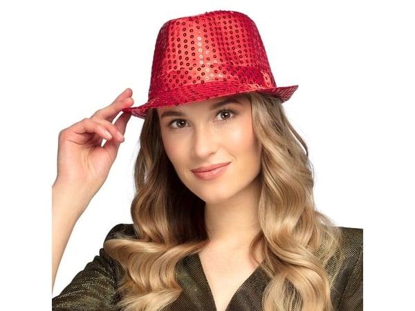 Boland 8712026012777, Hatt til kostyme, Voksen, Alle kjønn, Polyester, Polyetylentereftalat (PET), Rød, 220 mm