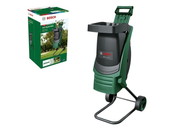 Bosch AXT RAPID 2000, 3,5 cm, 80 kg/h, Terä, musta, Vihreä, 3650 RPM, 12 Nm