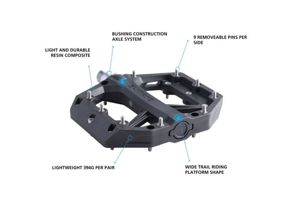 Pedaler SHIMANO PD-GR400 svart