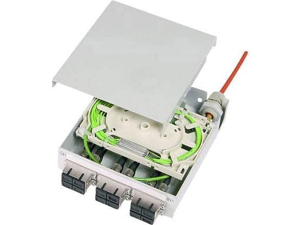 Telegärtner H82050K0001 Splejsekassett Gråhvid (RAL 7035) 1 stk