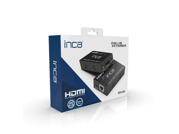 Inca IEX-60, AV-lähetin, Langallinen, musta