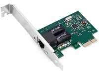 MicroConnect - Nettverksadapter - PCI Express x1 lav profil - Gigabit Ethernet
