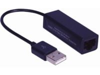 MicroConnect - Nettverksadapter - USB 2.0 - 10Mb LAN - svart