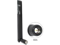 Delock LTE SMA antenna with flexible joint - Mobilmodemantenne - 3 dBi, 0.8 dBi