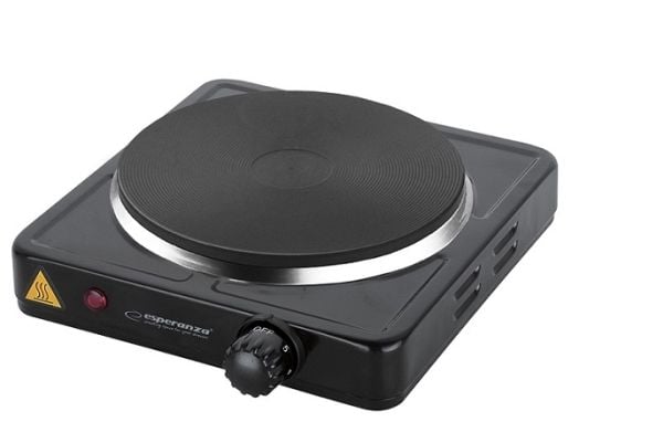 Esperanza PINATUBO - Elektrisk varmeplate - 1,5 kW - svart (EKH002K)