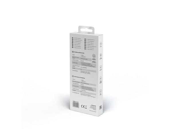 Savio CL-126, 1 m, USB C, USB A, USB 2.0, 0,48 Gbit/s, Hvit